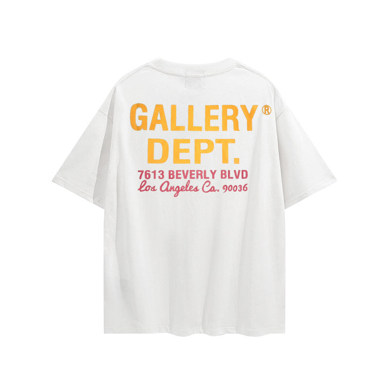Gallery Dept T Shirts Trendy Gallery Dept Design Printed Male and Female Couples Wear Short Sleeve T-shirt