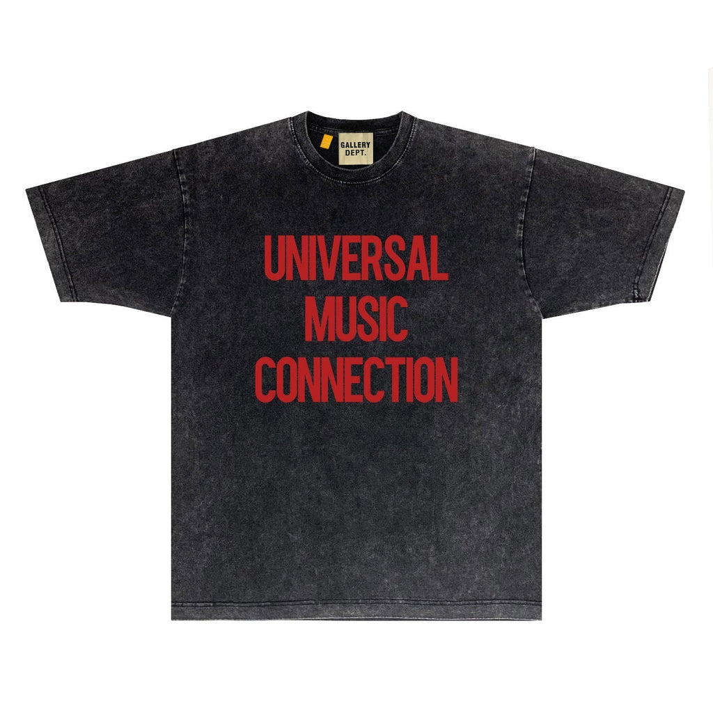 Gallery Dept T Shirts Tee Shirt Washed and Worn Short Sleeve T-shirt Blouse