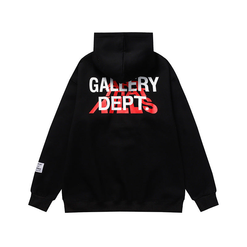 Gallery Dept Hoodie Flame Earth Fleece Hoodie Sweater