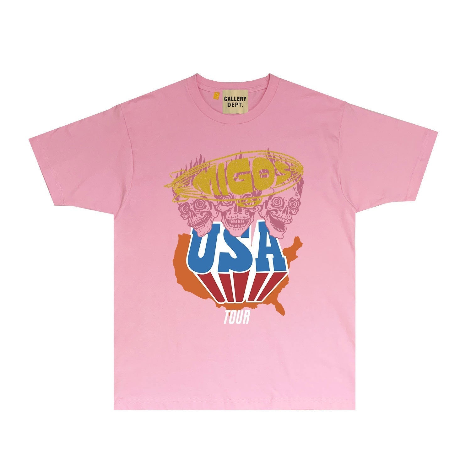 Gallery Dept T Shirts European And American Tee Shirt Short Sleeve T-Shirt Blouse