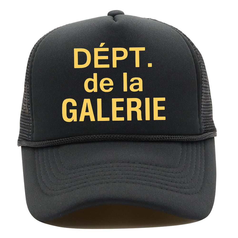GALLERY DEPT Hat Mesh Cap Shade Summer Print Baseball Cap Casual Sunscreen Cap Outdoor