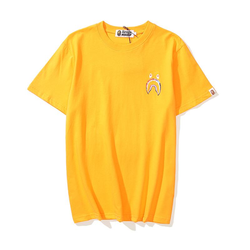 Bathing Ape T-Shirt Cartoon Round Neck Summer Printed Large Size Short Sleeve Casual