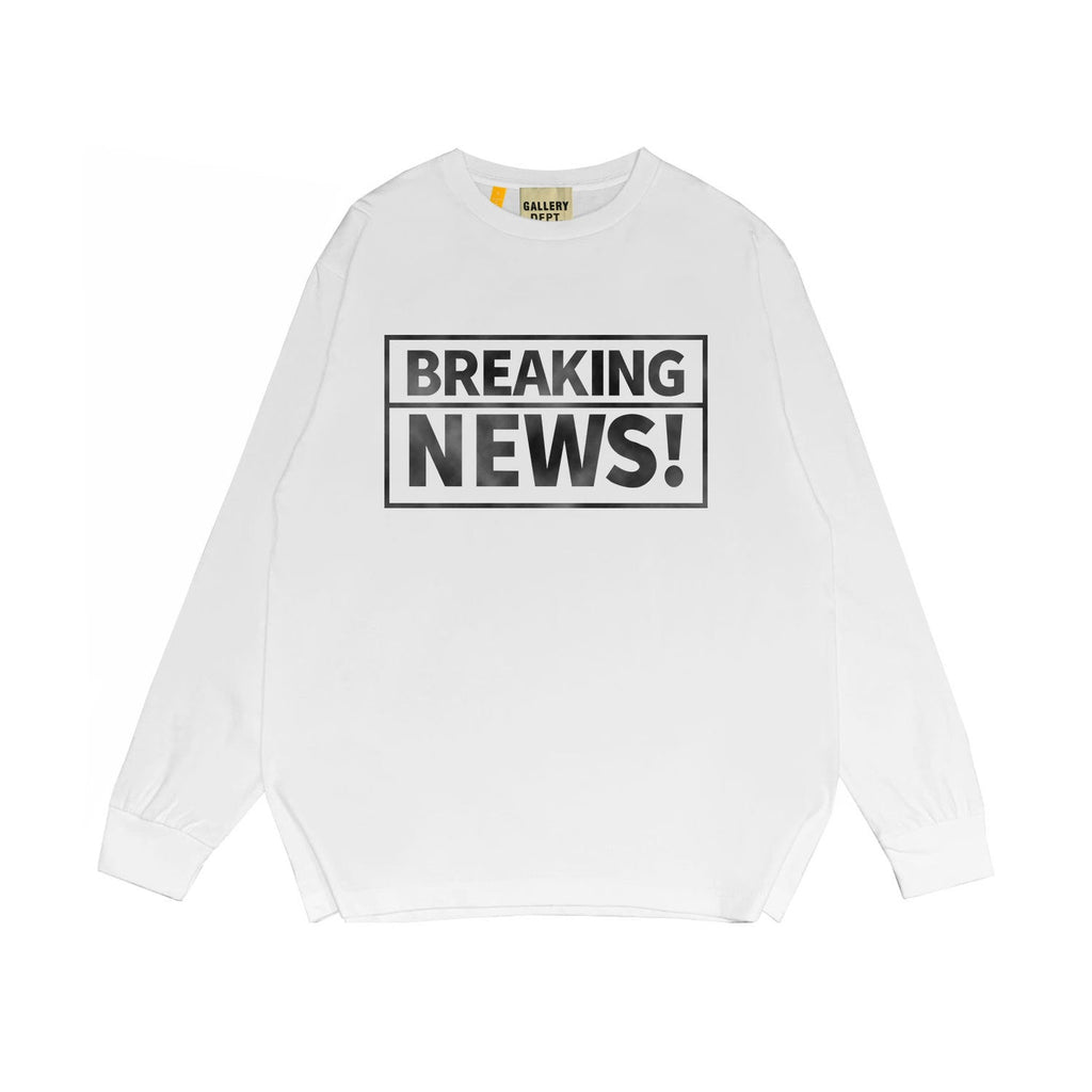 Gallery Dept Long Sleeved Shirt Fashion Brand Long Sleeve Long-Sleeved T-shirt Blouse