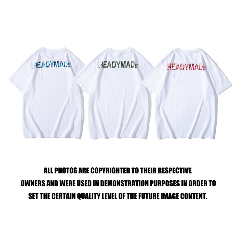 Bathing Ape T-Shirt Summer Short Sleeve Printed Fashion Casual Little Bee Camouflage Letters T-shirt