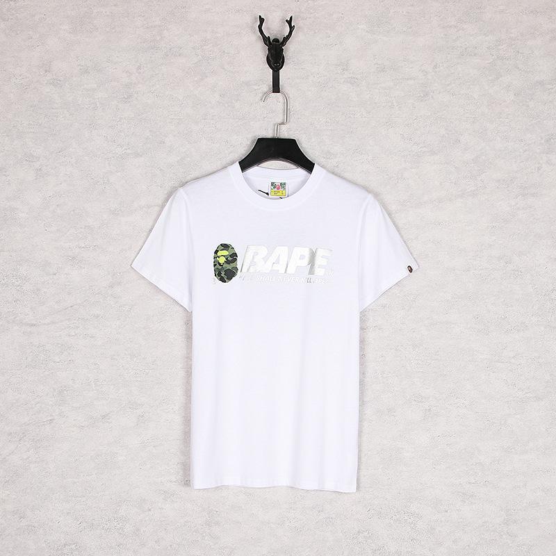 Bathing Ape T-Shirt Summer Letter Print Short-Sleeve T-shirt