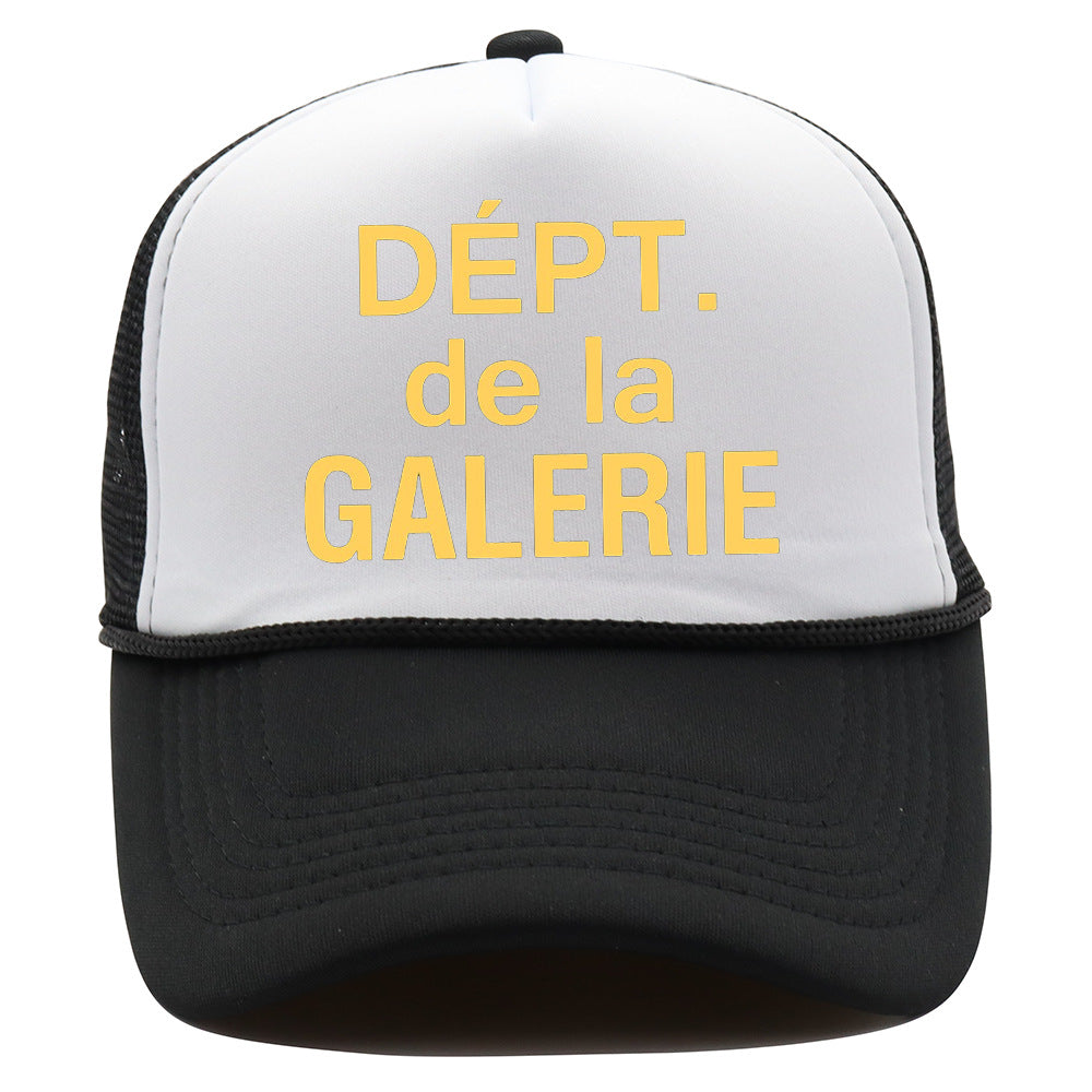 GALLERY DEPT Hat Mesh Cap Shade Summer Print Baseball Cap Casual Sunscreen Cap Outdoor