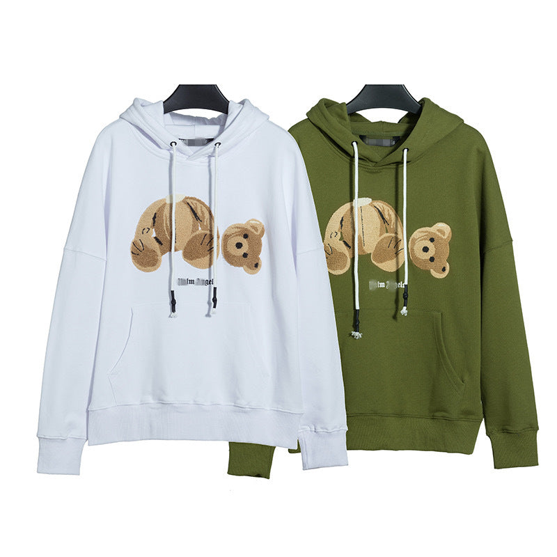 Palm Angle Sweatshirt Palm Angels Embroidered Hoodie Male and Female Couple BF Loose