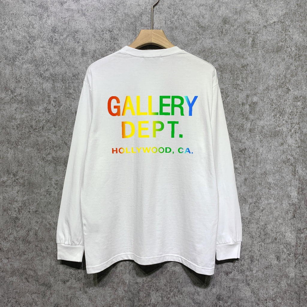 Gallery Dept Long Sleeved Shirt Fashion Brand Long Sleeve Long-Sleeved T-shirt Blouse