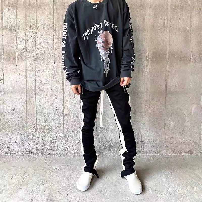 Askyurself T-shirts Big Talker Same Skull Hand Cross Sweater