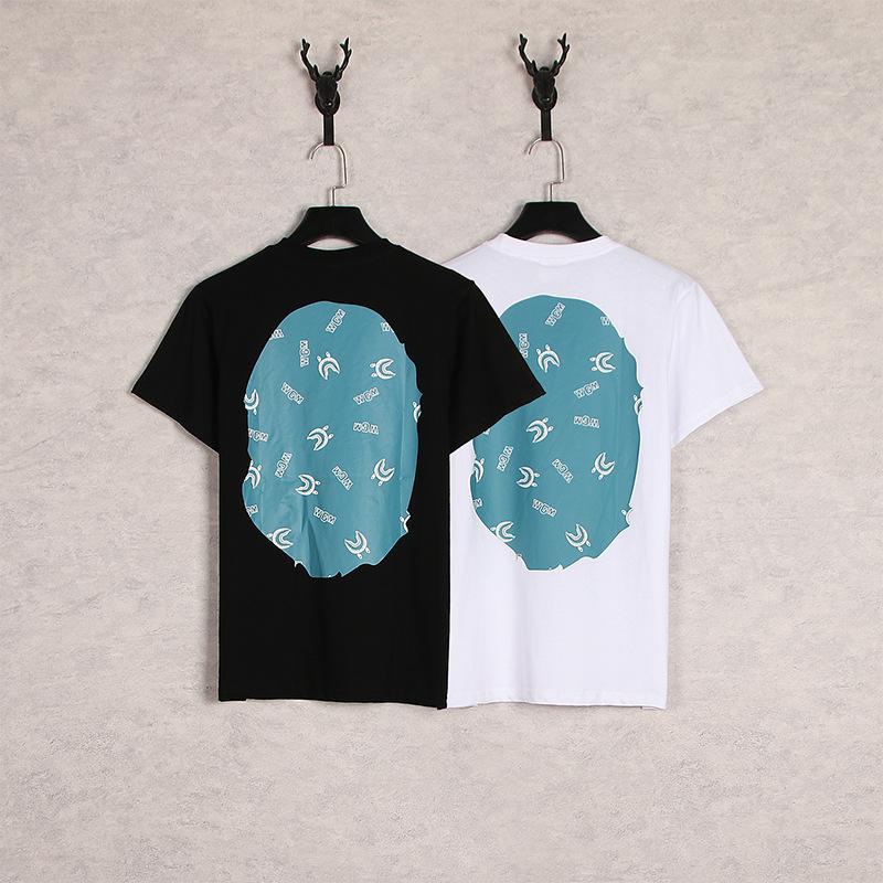 Bathing Ape T-Shirt Cartoon Anime Loose Teen Summer Casual T-shirt