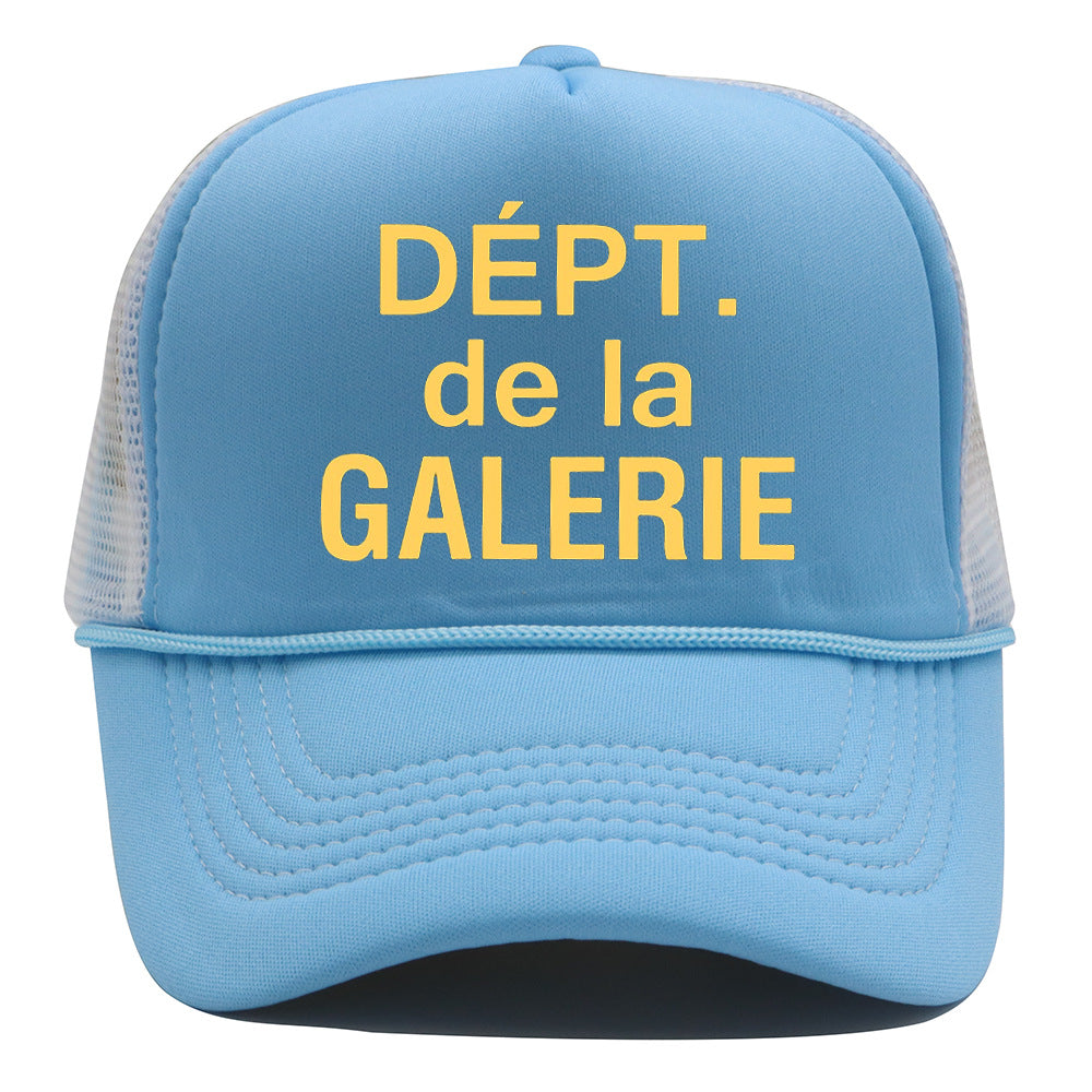 GALLERY DEPT Hat Mesh Cap Shade Summer Print Baseball Cap Casual Sunscreen Cap Outdoor