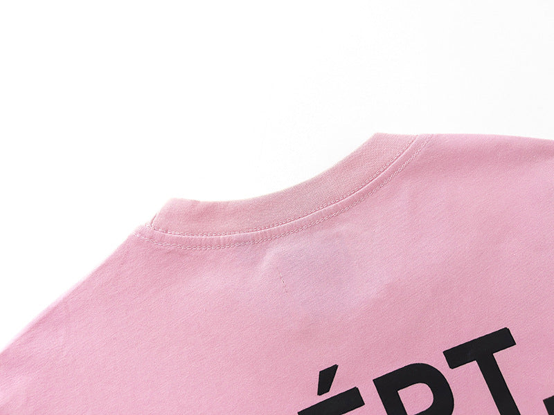 Gallery Dept T Shirts round Neck Short Sleeve T-shirt Pure Cotton