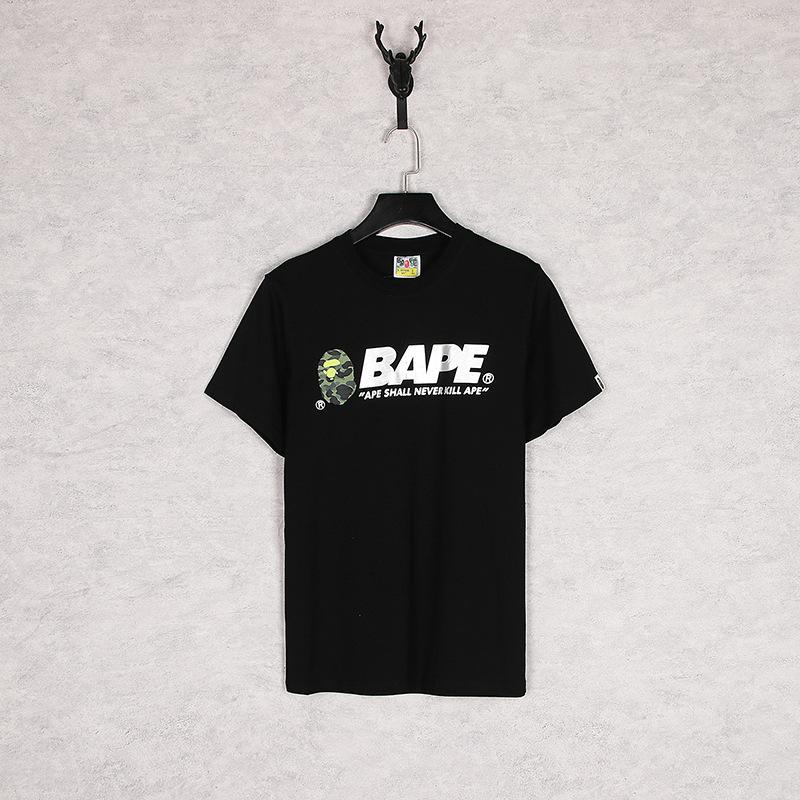 Bathing Ape T-Shirt Summer Letter Print Short-Sleeve T-shirt