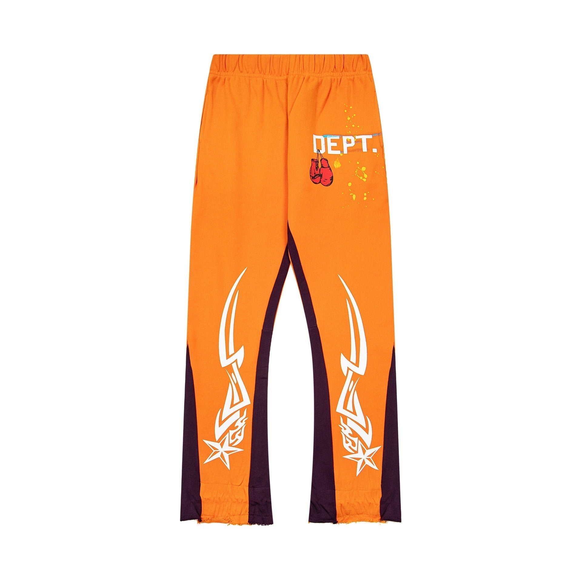 Gallery Dept Sweatpants T Hand-painted splashed ink letter splicing casual trousers