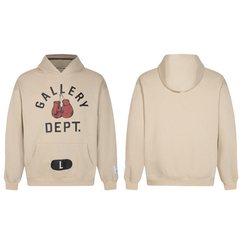 Gallery Dept Hoodie Gloves Alphabet Print Hoodie Sweater