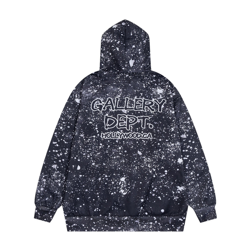 Gallery Dept Hoodie Loose Casual Starry Sky Hoodie
