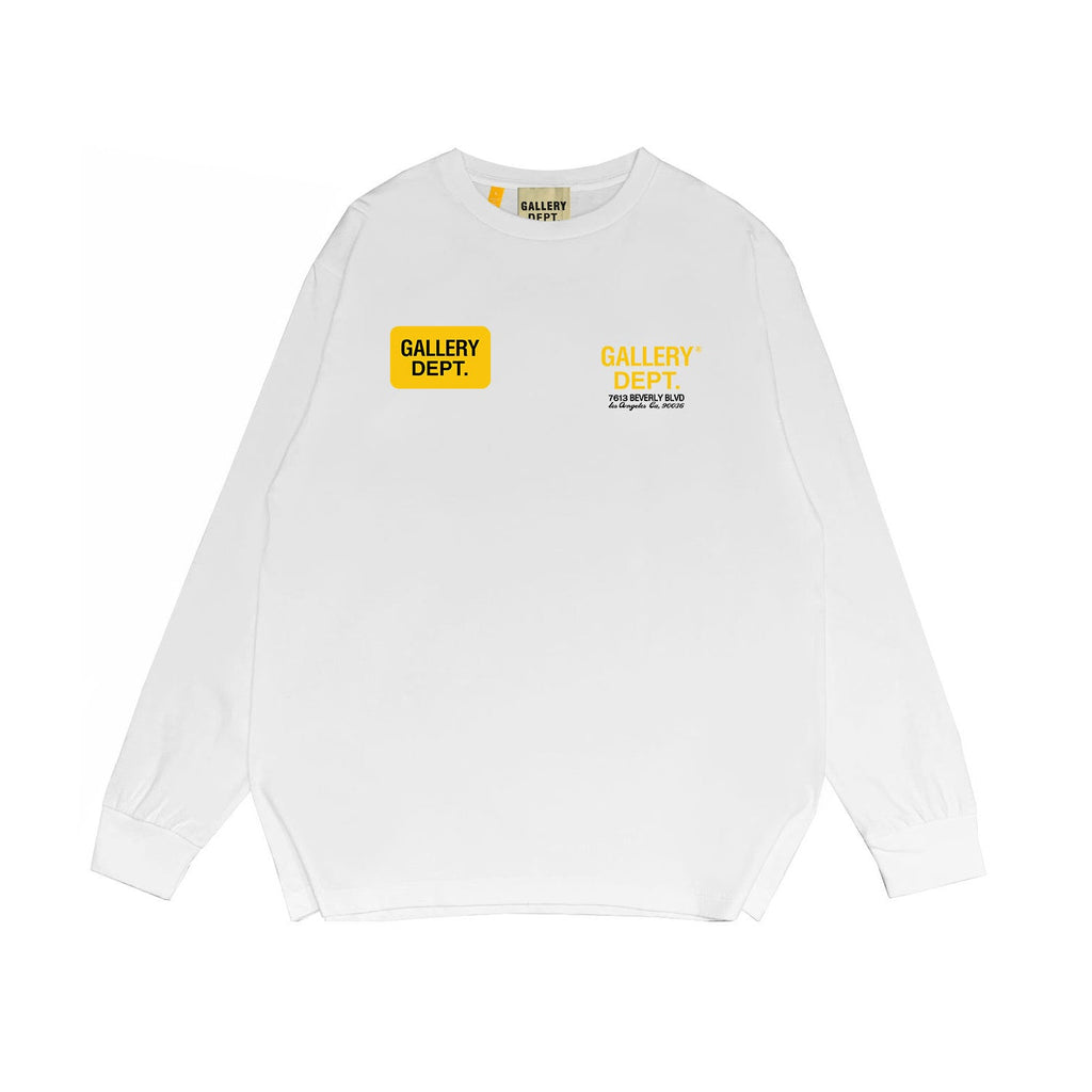 Gallery Dept Long Sleeved Shirt Fashion Brand Long Sleeve Long-Sleeved T-shirt Blouse