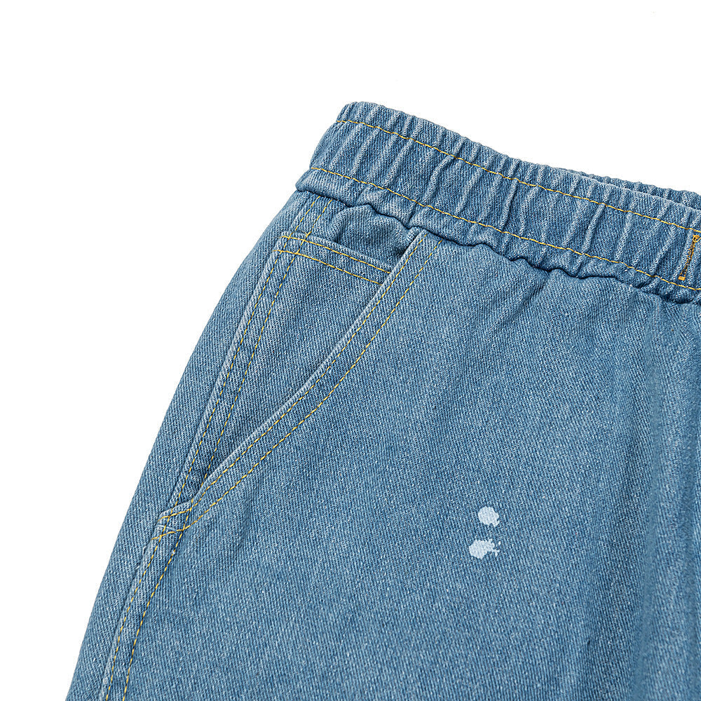 Gallery Dept Jeans Hand Painted Ink Splicing Contrasting Jeans