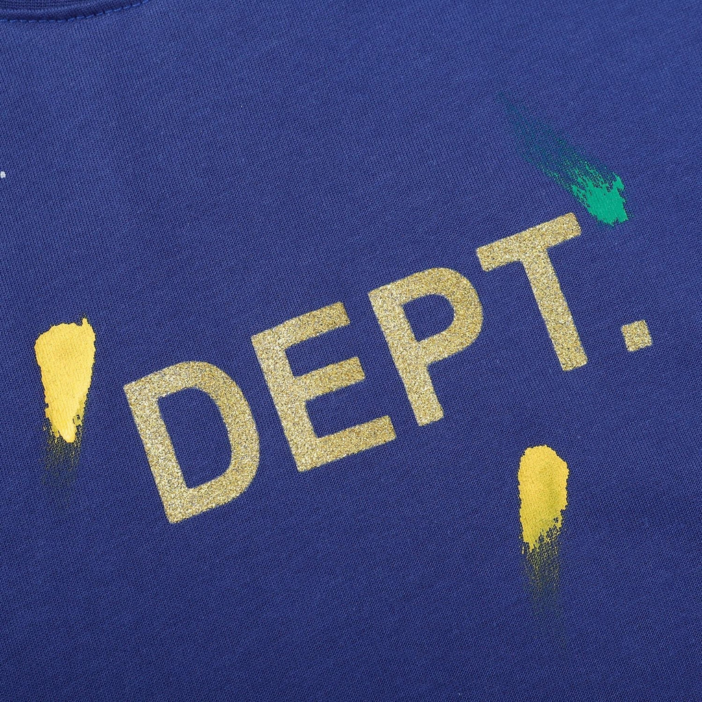 Gallery Dept T Shirts  Splashed Ink Printing Loose Short Sleeve Base Lining