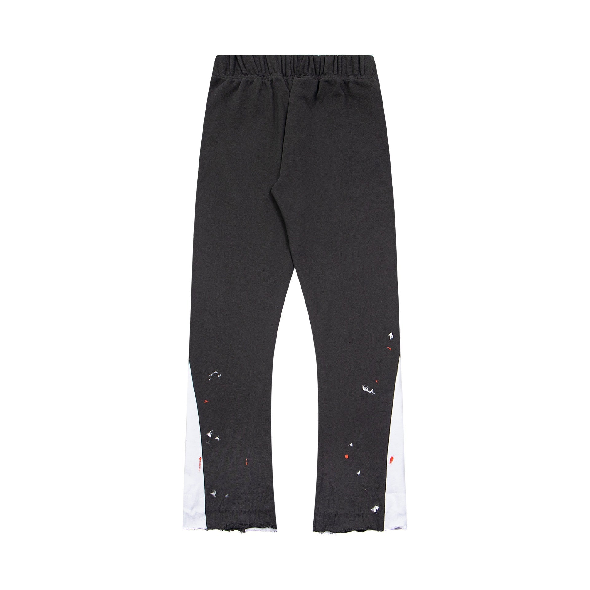 Gallery Dept Sweatpants Hand-painted splashed ink letter patch splicing casual trousers