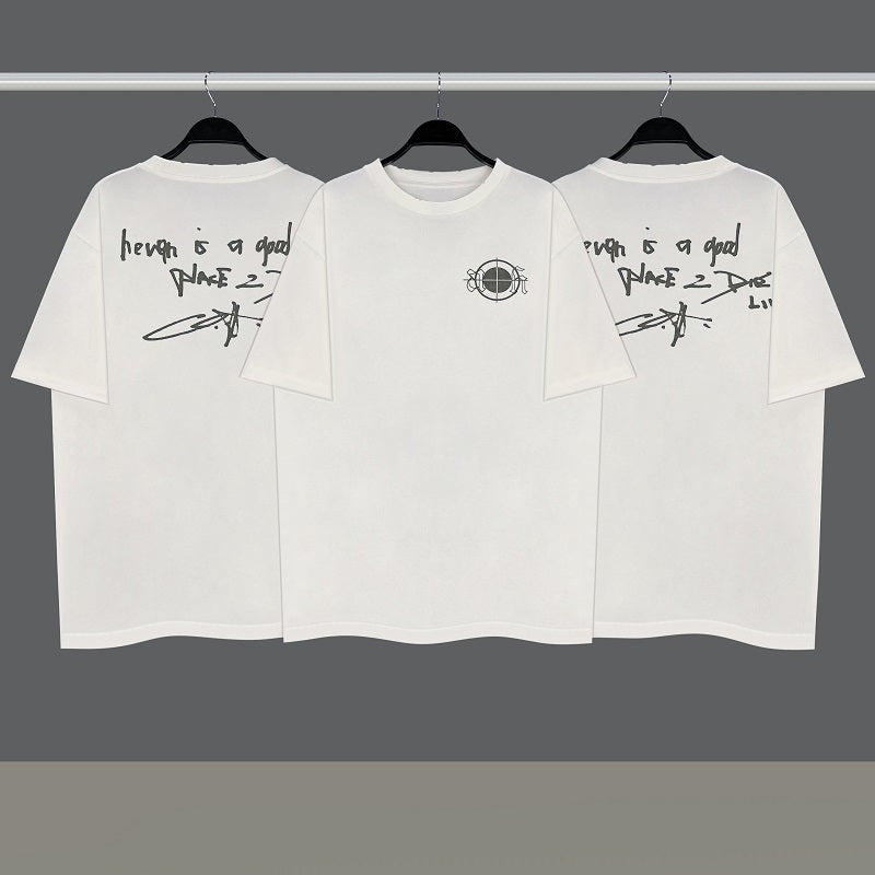 Askyurself T-shirts Casual Loose Men's Short Sleeve Summer T-shirt