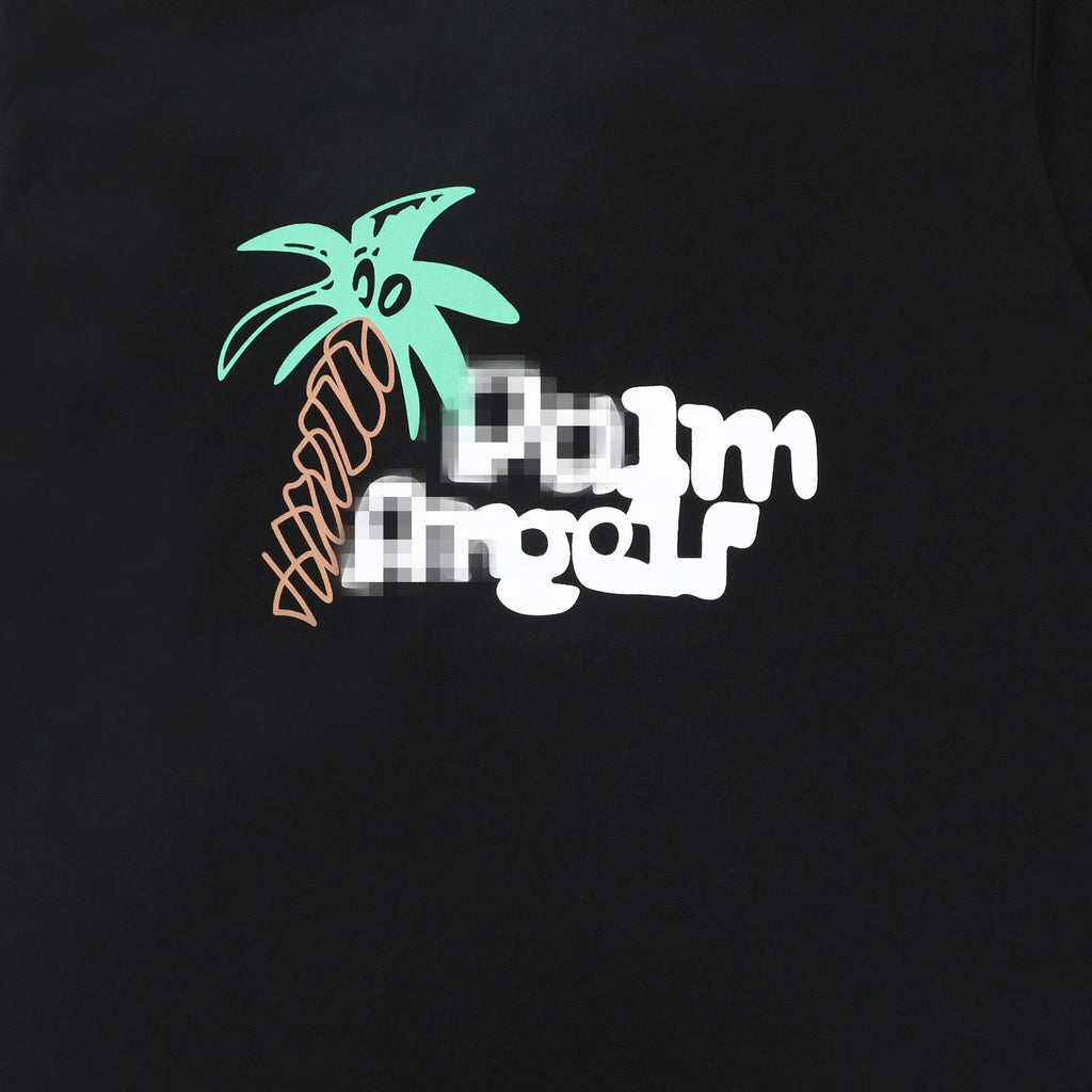Palm Angels T-shirt Coconut Letter Logo Short Sleeve T-shirt