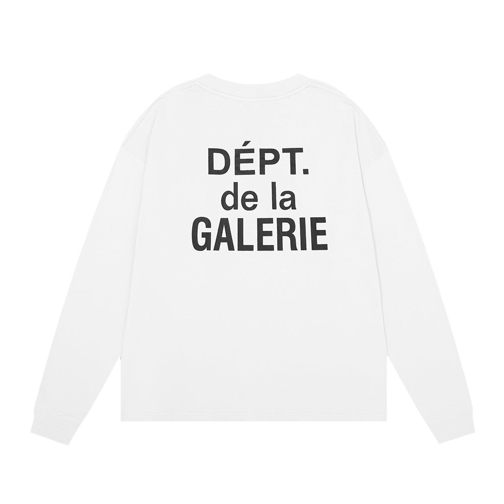 Gallery Dept Long Sleeve Shirt Alphabet Slogan Pocket Long Sleeve T-Shirt Bottom Shirt