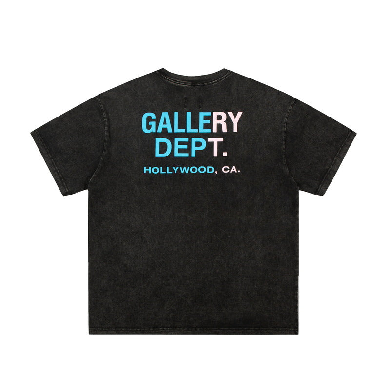 Gallery Dept T-shitrs Magic Letter Short Sleeve Lining