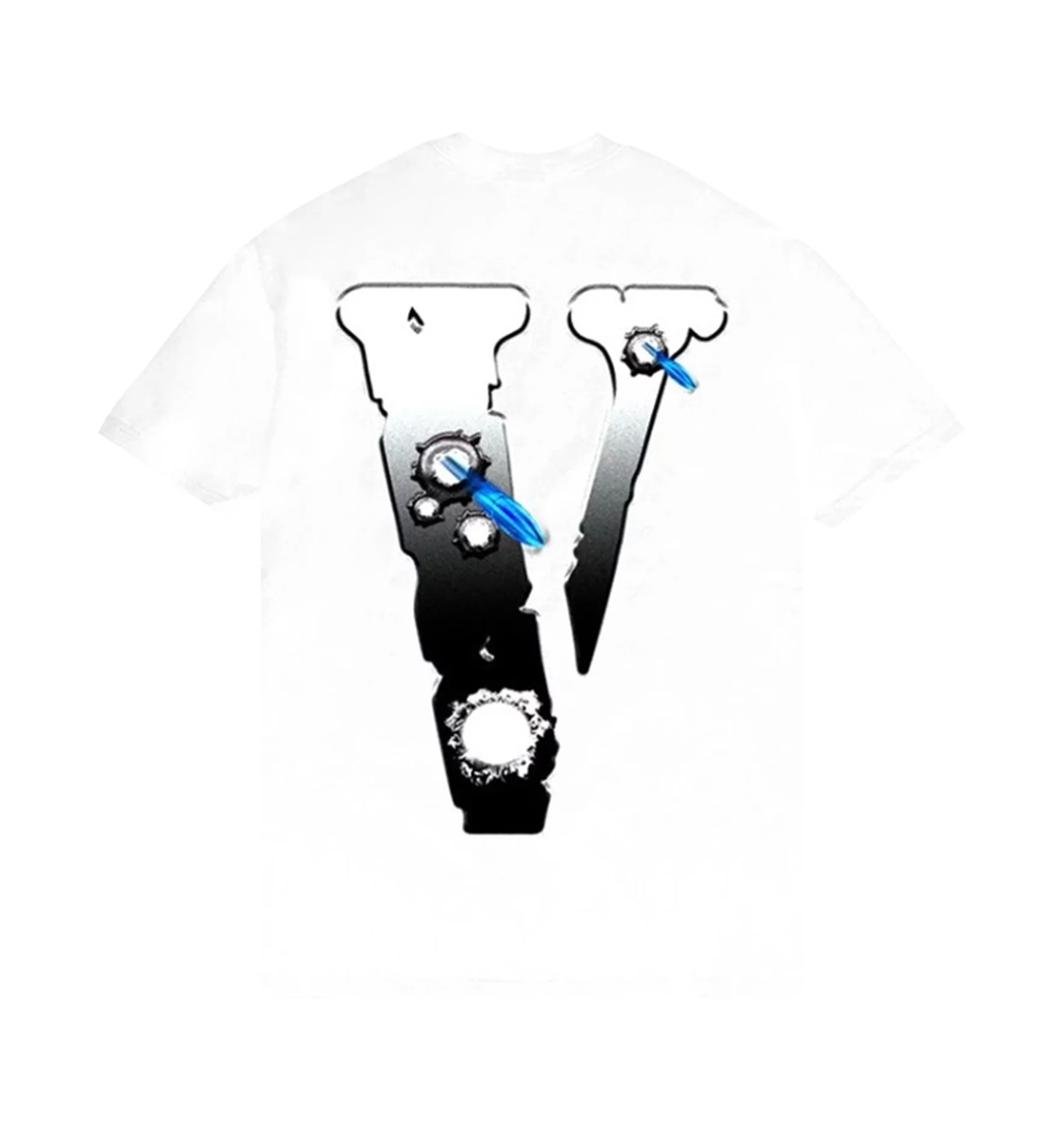 Vlone Pop Smoke Hawk Em White