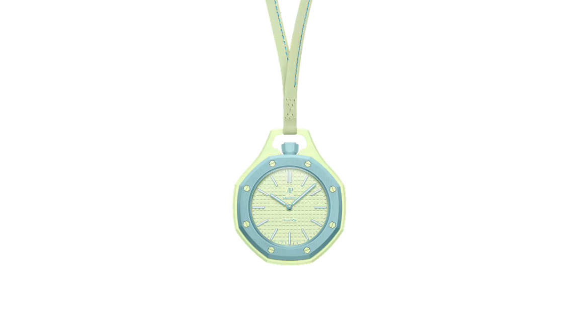 Swatch x Audemars Piguet Bioceramic Royal Oak Pop Blaue Acht