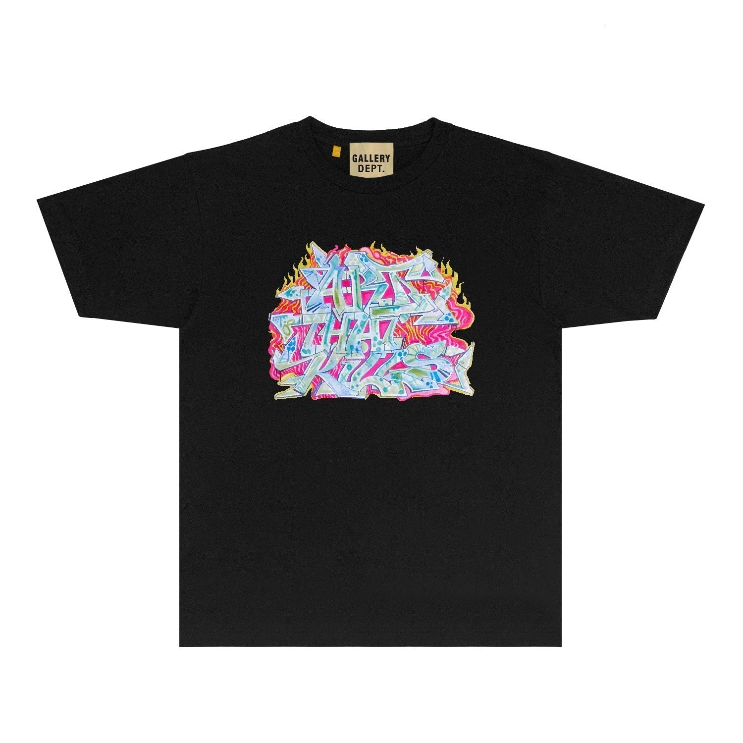 Gallery Dept T Shirt Retro Printed Loose Short-Sleeved Shirt