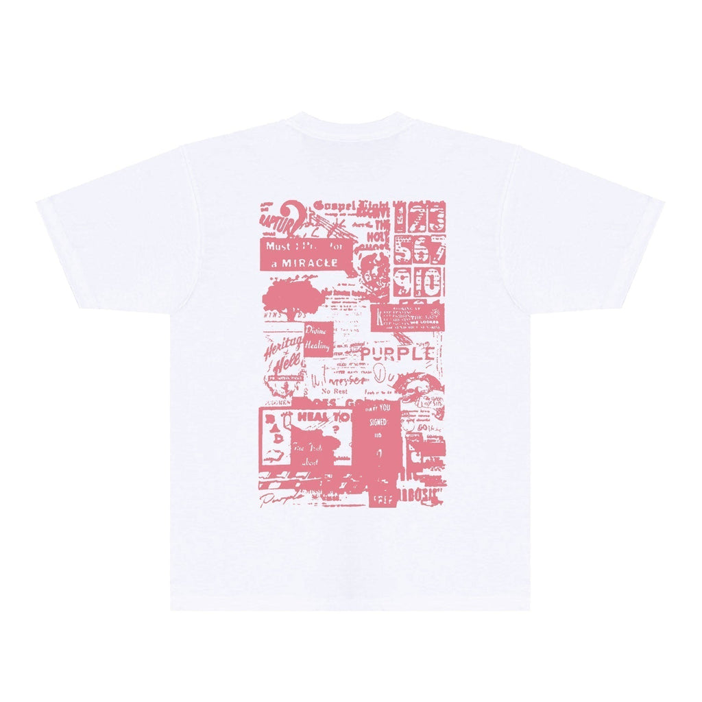 PURPLE  fashion T-shirt
