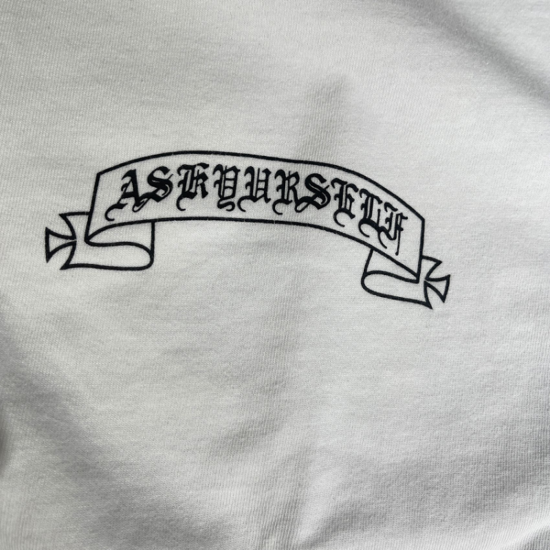 Askyurself T-shirts Loose Men's and Women's Short-Sleeved T-shirt