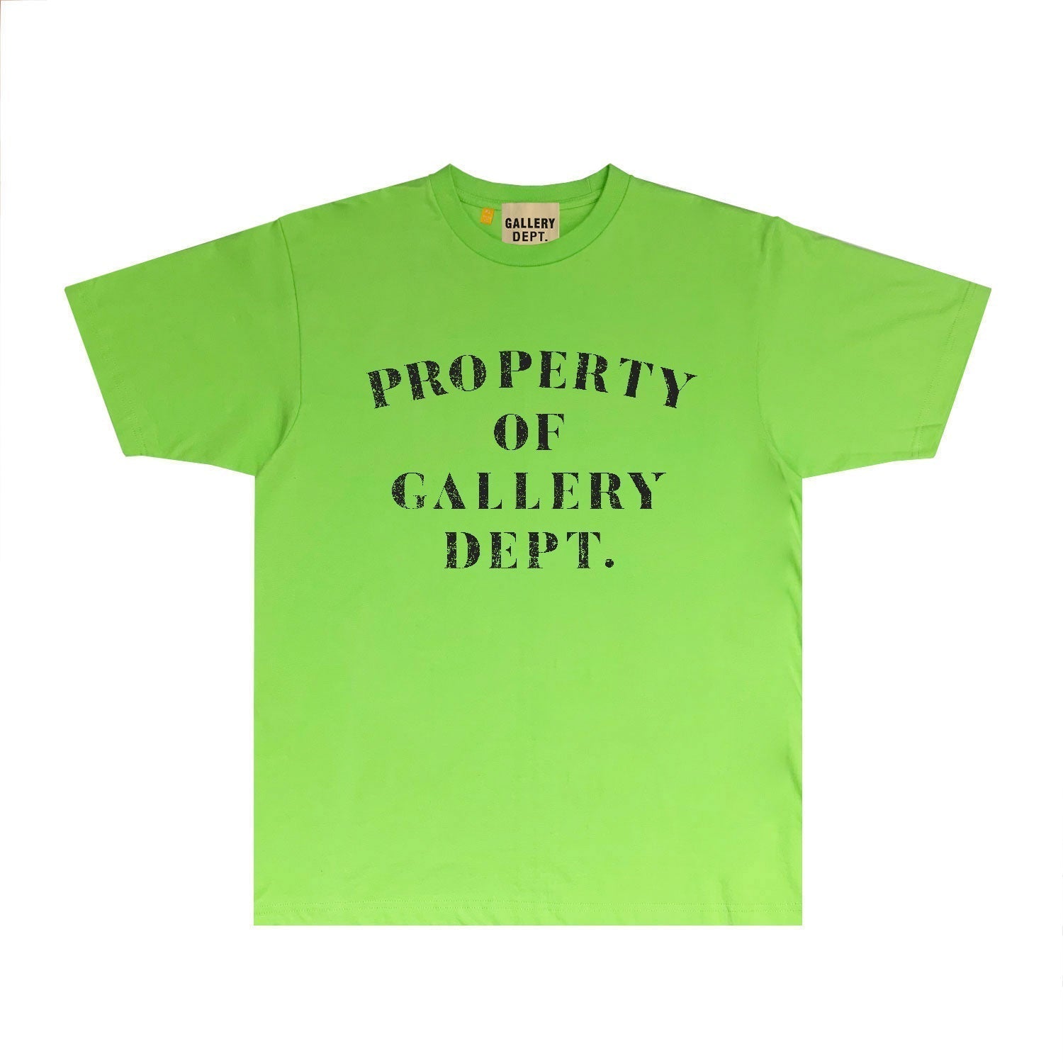 Gallery Dept T Shirt Retro Printed Loose Short-Sleeved Shirt