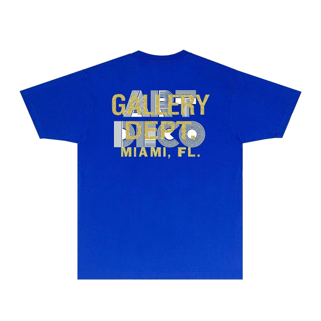 Gallery Dept T Shirt Retro Printed Loose Short-Sleeved Shirt (part2)