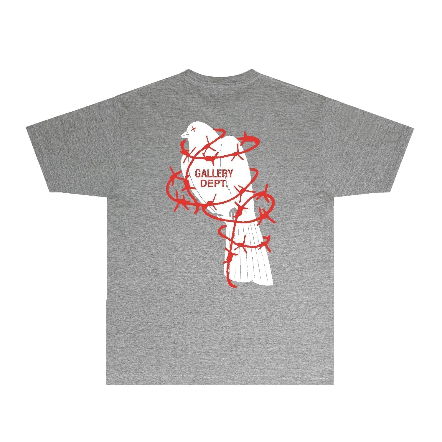 Gallery Dept T Shirt Retro Printed Loose Short-Sleeved Shirt