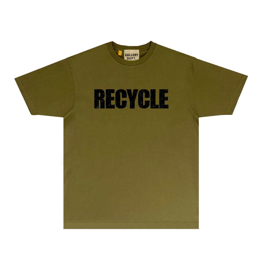 Gallery Dept T Shirt Retro Printed Loose Short-Sleeved Shirt (part2)
