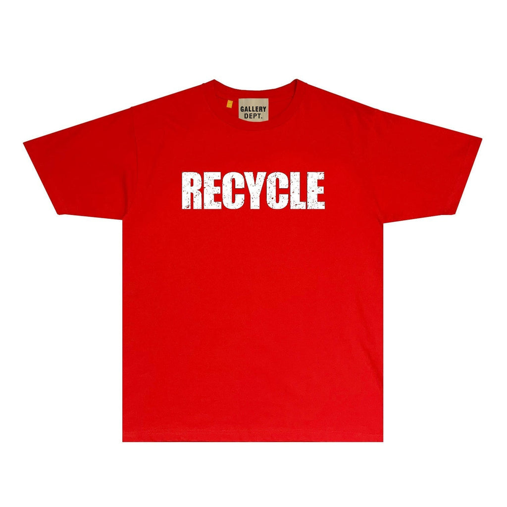 Gallery Dept T Shirt Retro Printed Loose Short-Sleeved Shirt (part2)