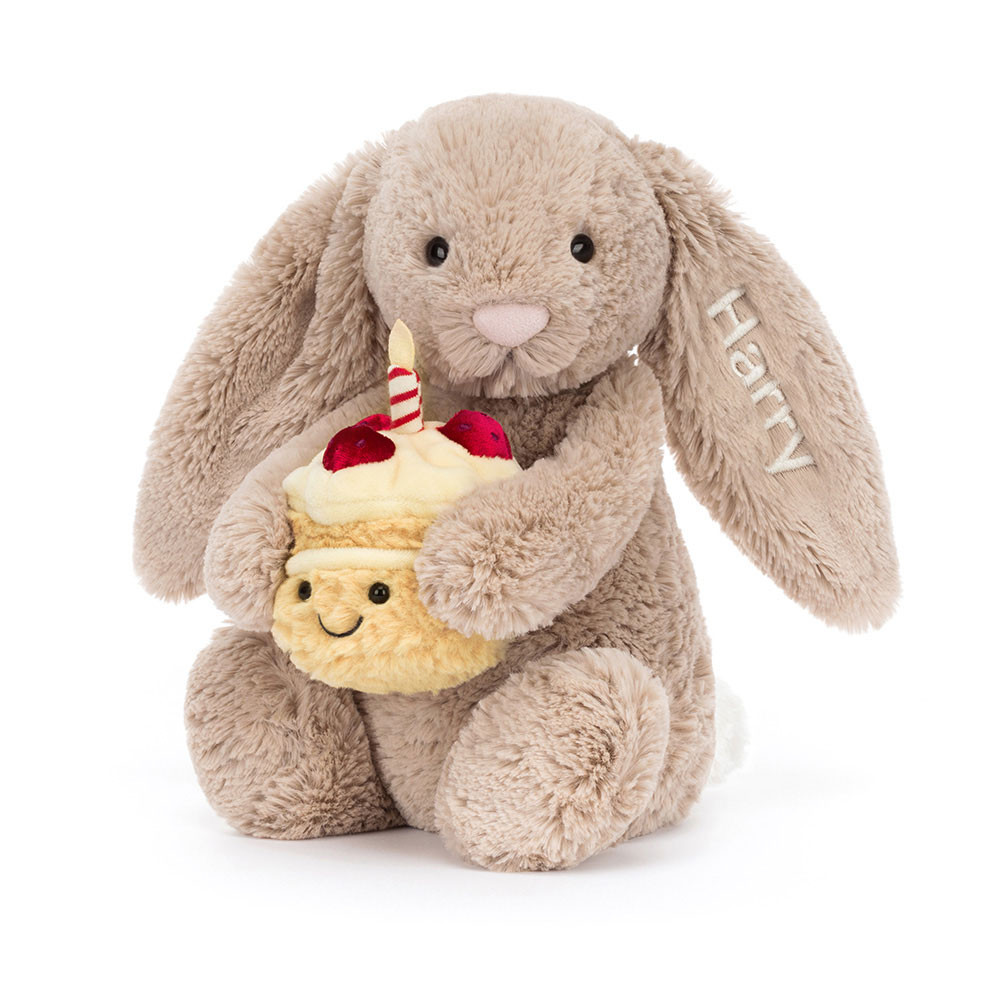Bashful Beige Bunny Birthday