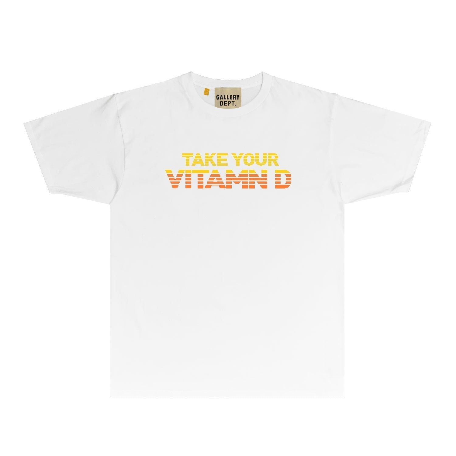 Gallery Dept T Shirt Retro Printed Loose Short-Sleeved Shirt