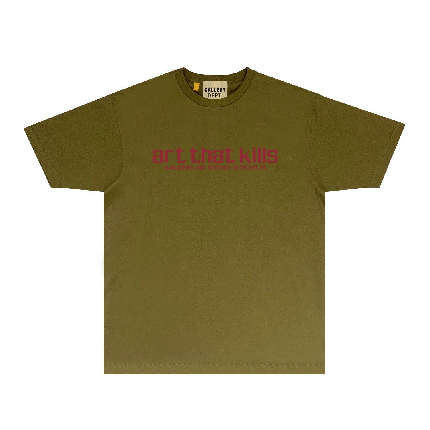 Gallery Dept T Shirt Retro Printed Loose Short-Sleeved Shirt