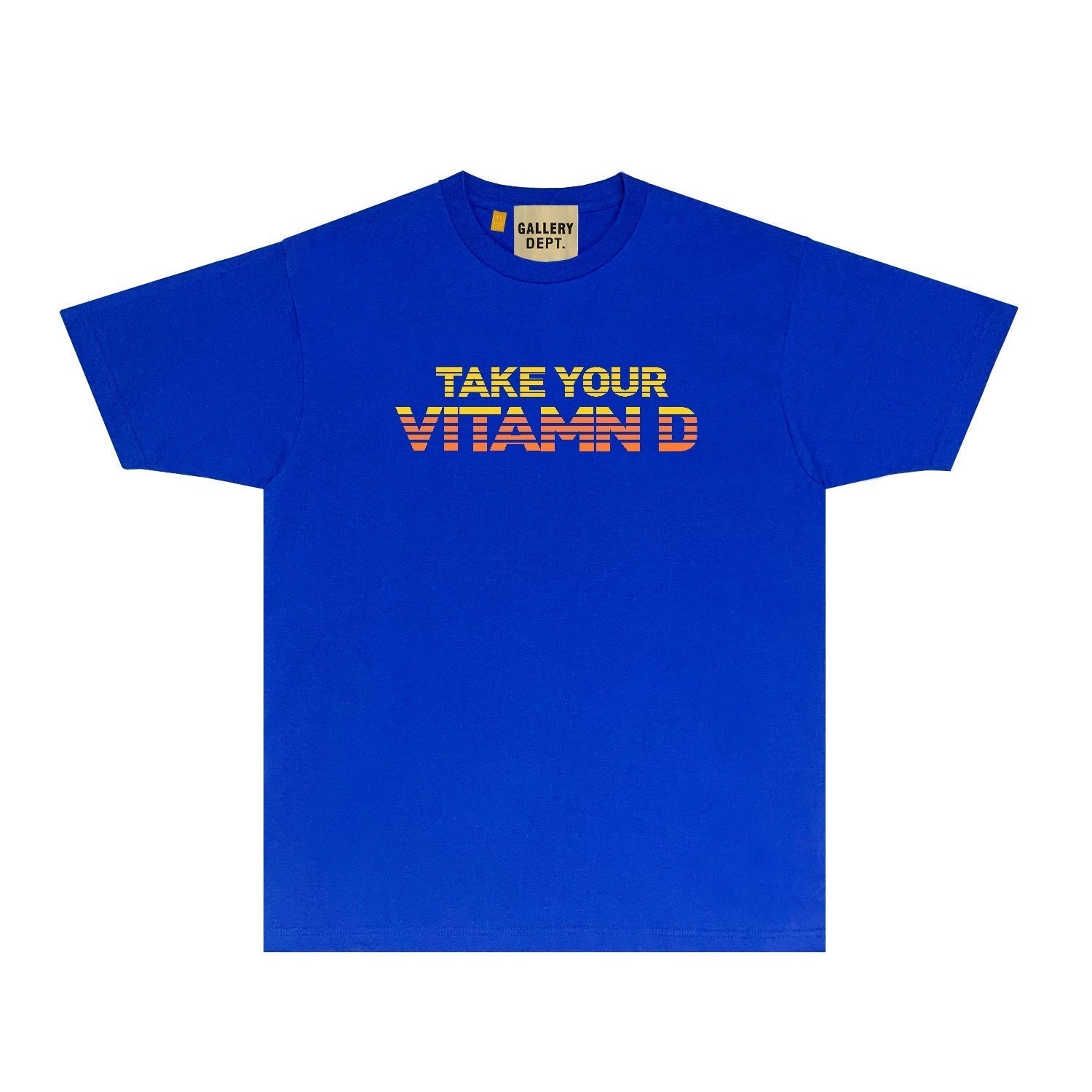 Gallery Dept T Shirt Retro Printed Loose Short-Sleeved Shirt