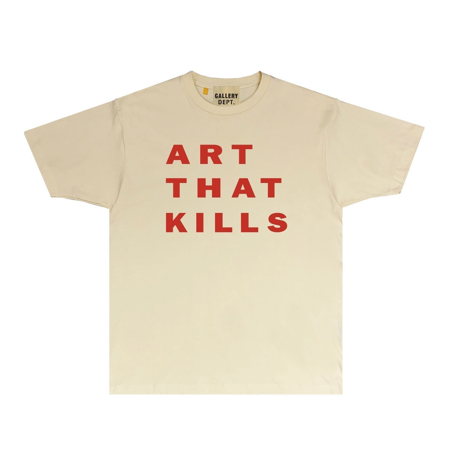 Gallery Dept T Shirt Retro Printed Loose Short-Sleeved Shirt