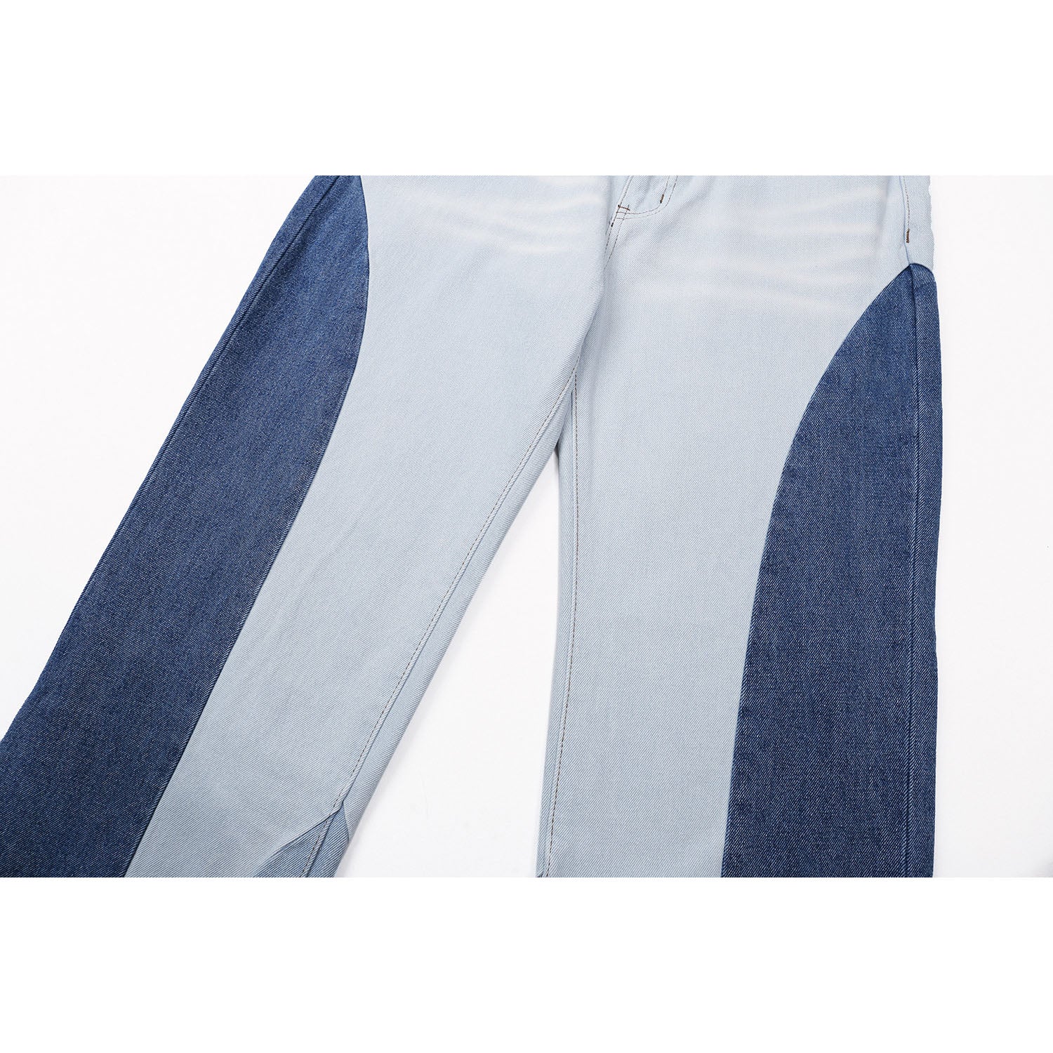 Gallery Dept Jeans Splicing Contrast Color Casual Denim Trousers