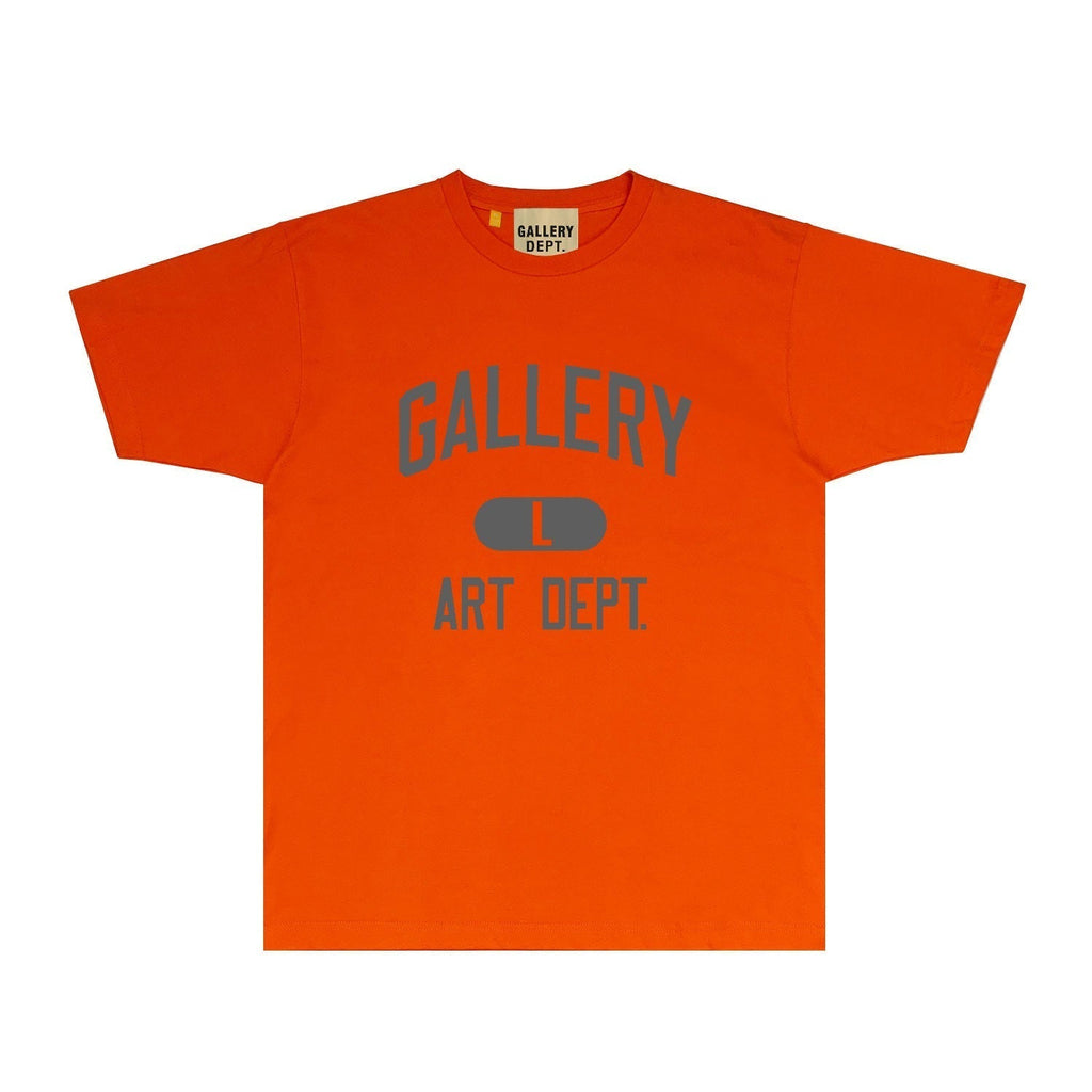 Gallery Dept T Shirt Retro Printed Loose Short-Sleeved Shirt (part2)