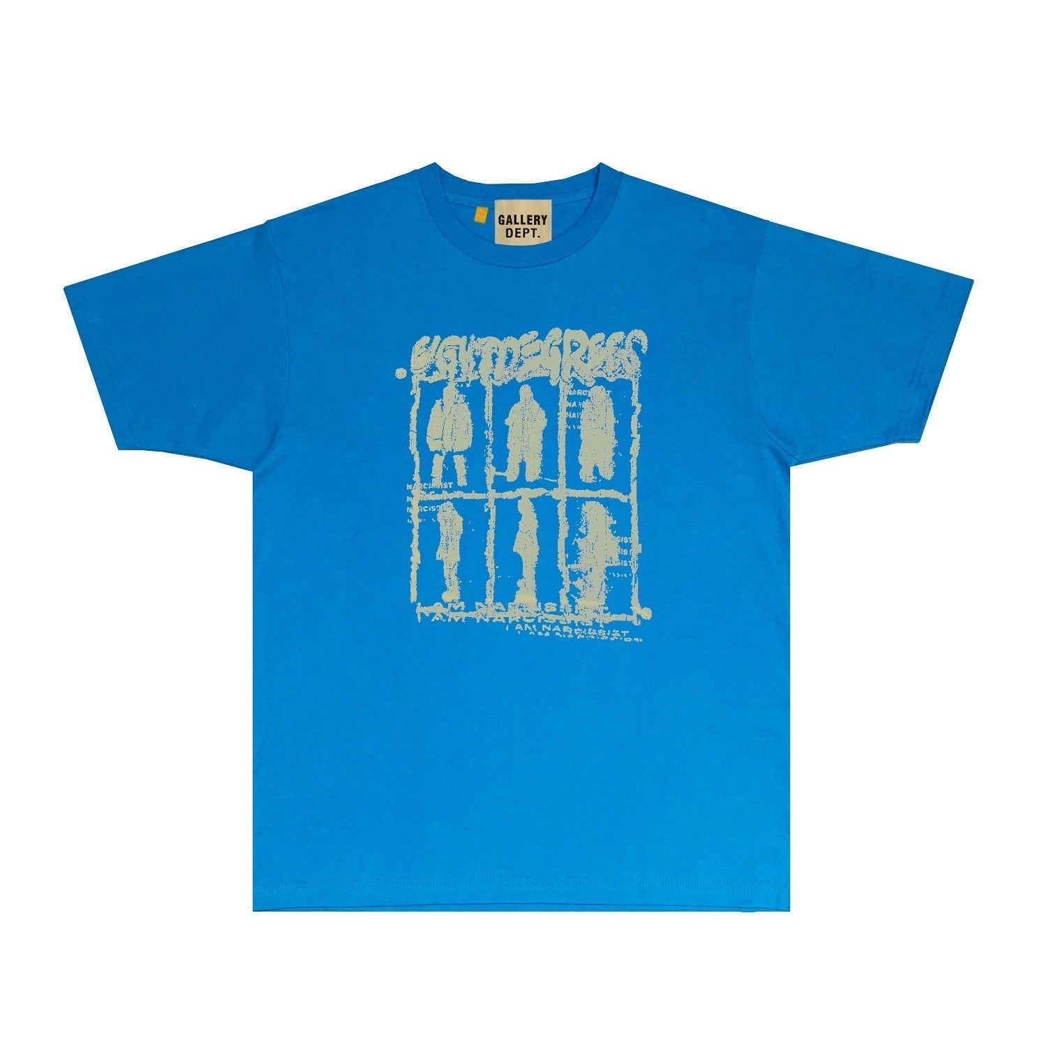 Gallery Dept T Shirt Retro Printed Loose Short-Sleeved Shirt